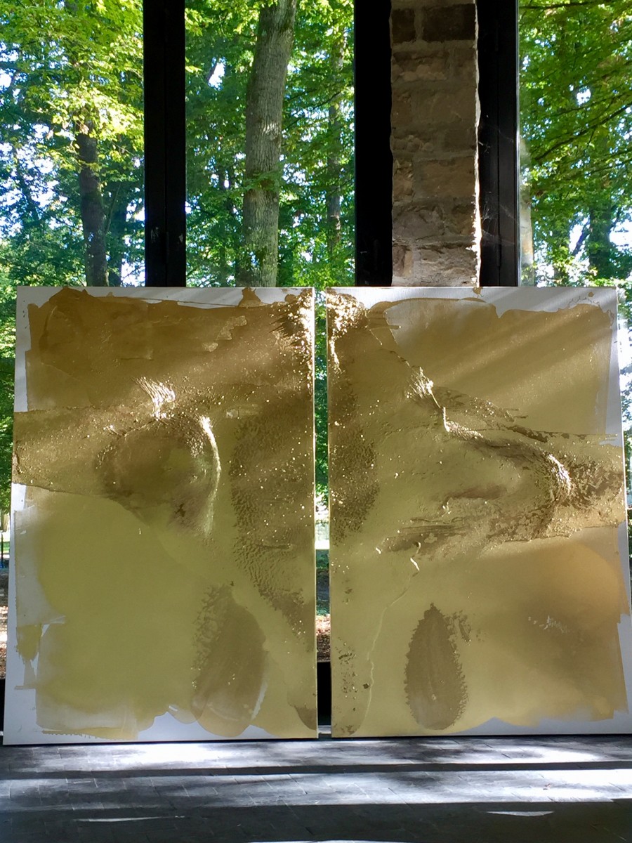 Gold diptych